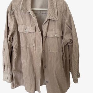 Button Up Corduroy Jacket